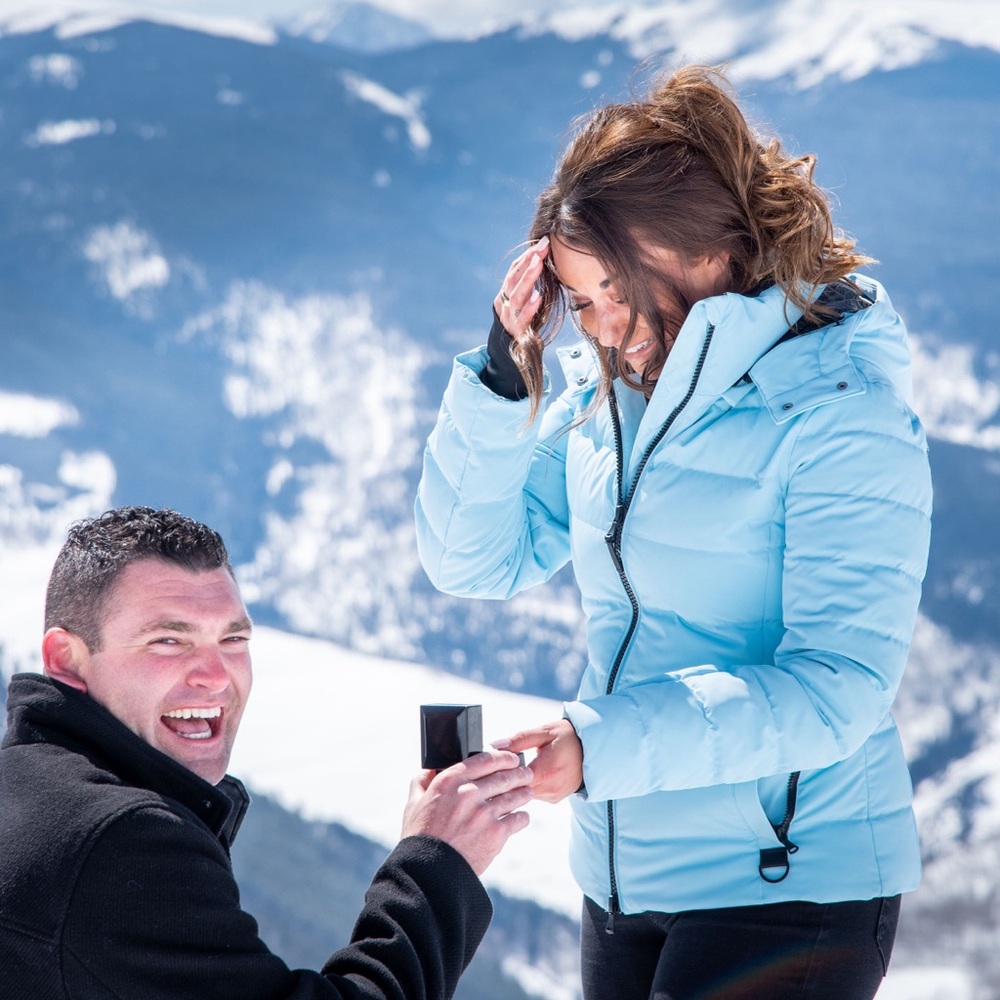Blue puff jacket from Zara , worn once